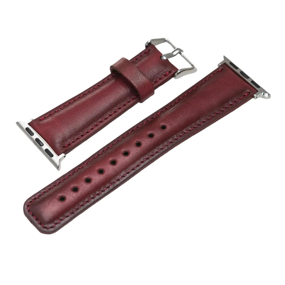Classic Lederarmband für Apple Watch aus echtem Leder
