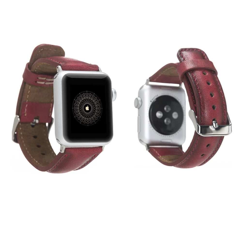 Classic Lederarmband für Apple Watch aus echtem Leder