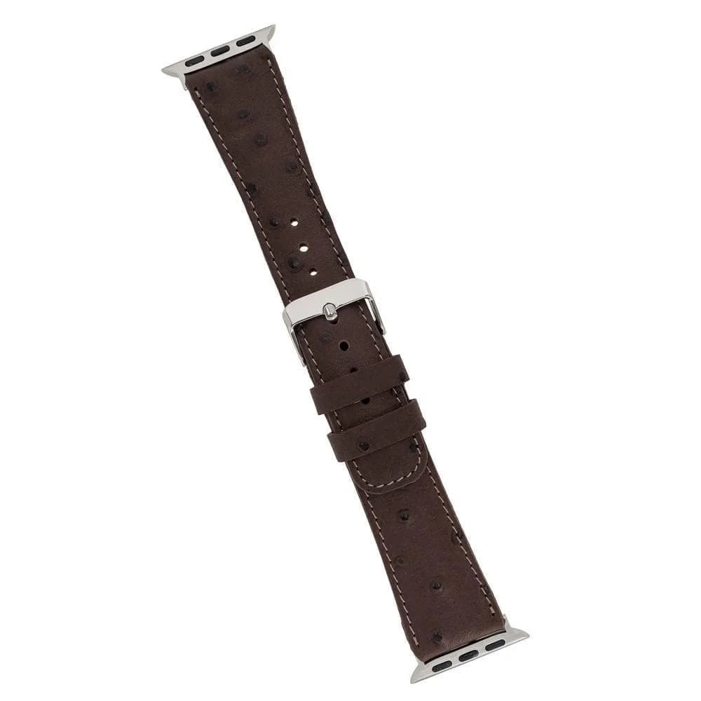 Classic Lederarmband für Apple Watch aus echtem Leder in Grün