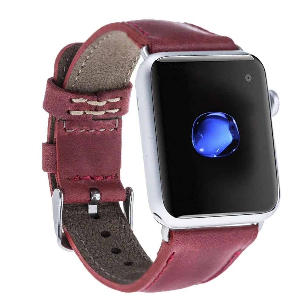 Classic Lederarmband für Apple Watch aus echtem Leder