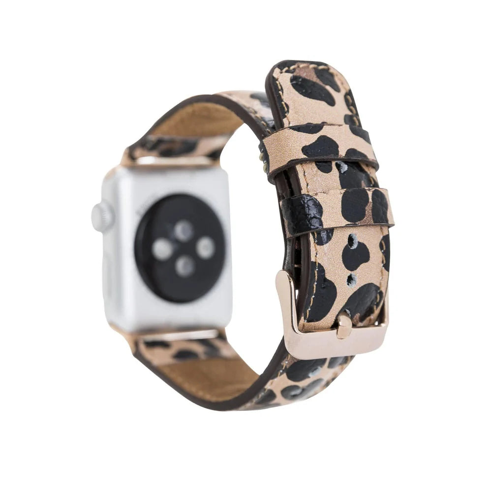 Classic Lederarmband für Apple Watch aus echtem Leder