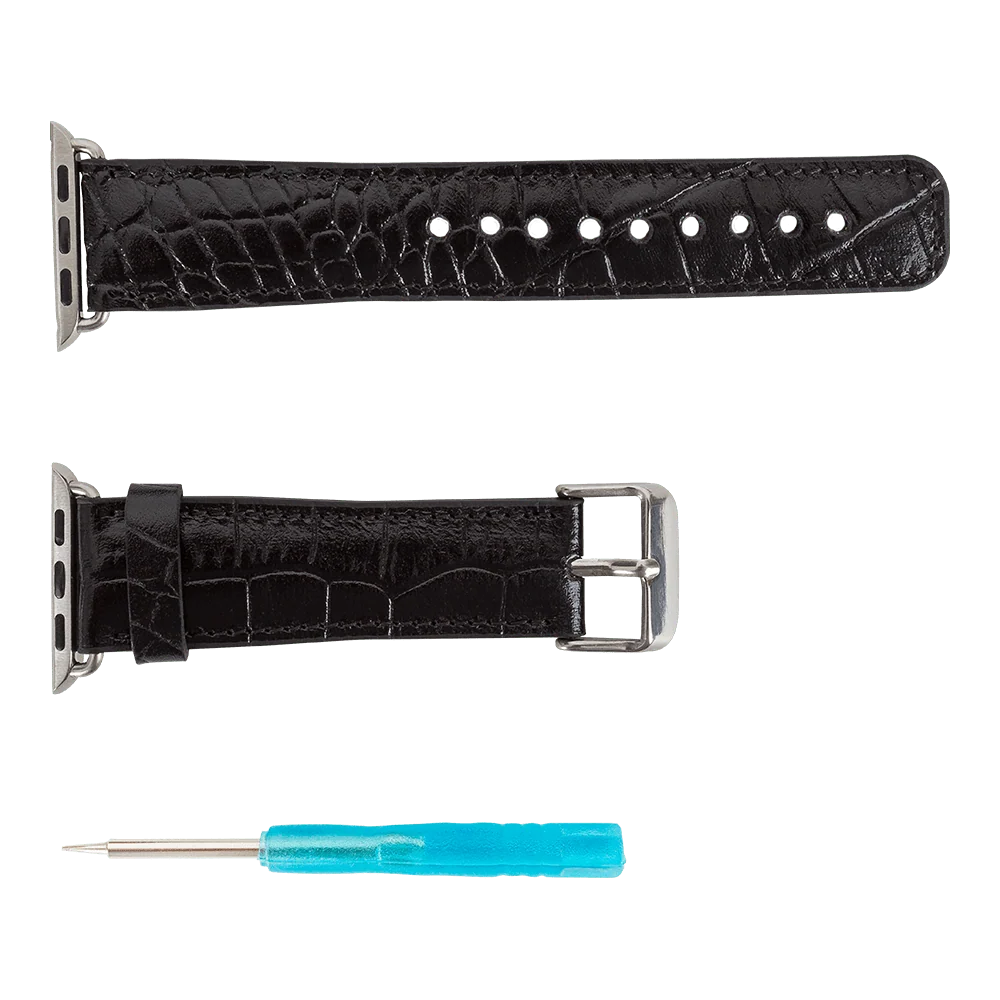 Classic Lederarmband für Apple Watch aus echtem Leder