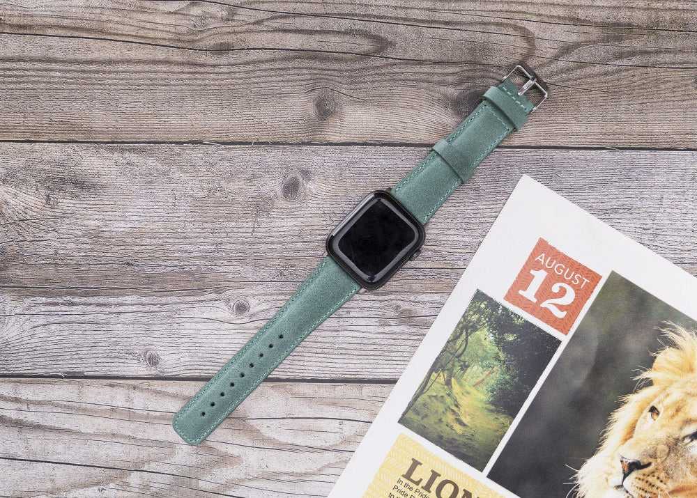Classic Lederarmband für Apple Watch aus echtem Leder