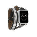 Leather Apple Watch Bands - Crystal Ferro Double Tour Style F3