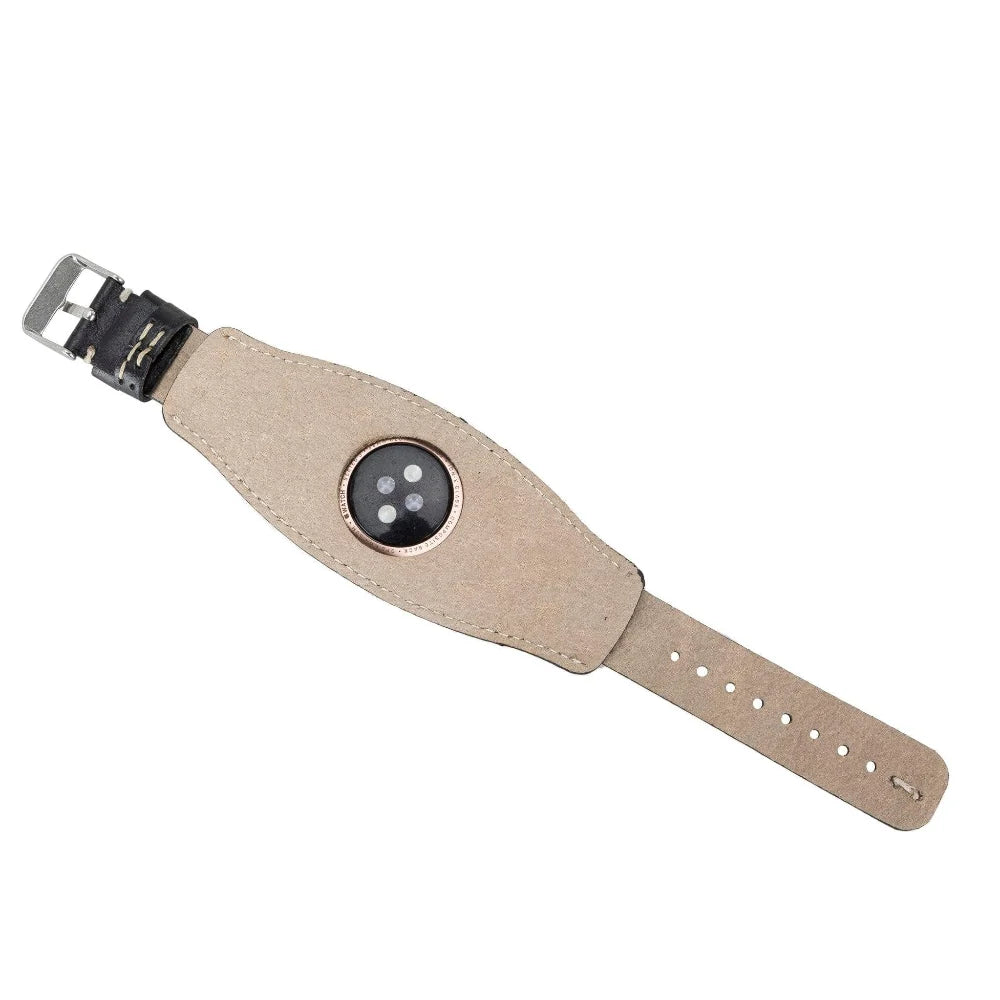 Cuff Lederarmband für Apple Watch aus echtem Leder
