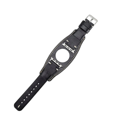 Cuff Lederarmband für Apple Watch aus echtem Leder