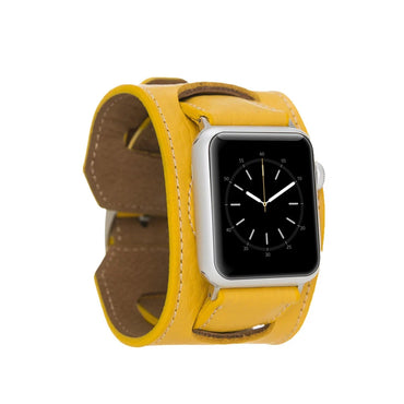 Cuff Lederarmband für Apple Watch aus echtem Leder