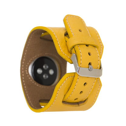Cuff Lederarmband für Apple Watch aus echtem Leder