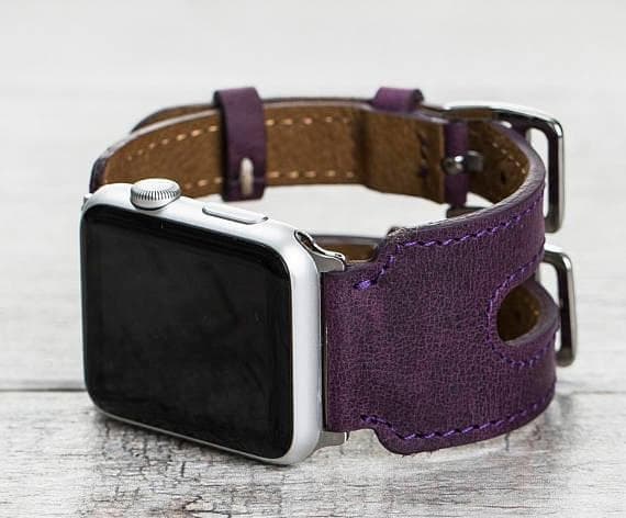 Leather Apple Watch Bands - Double Cuff DB Style G7