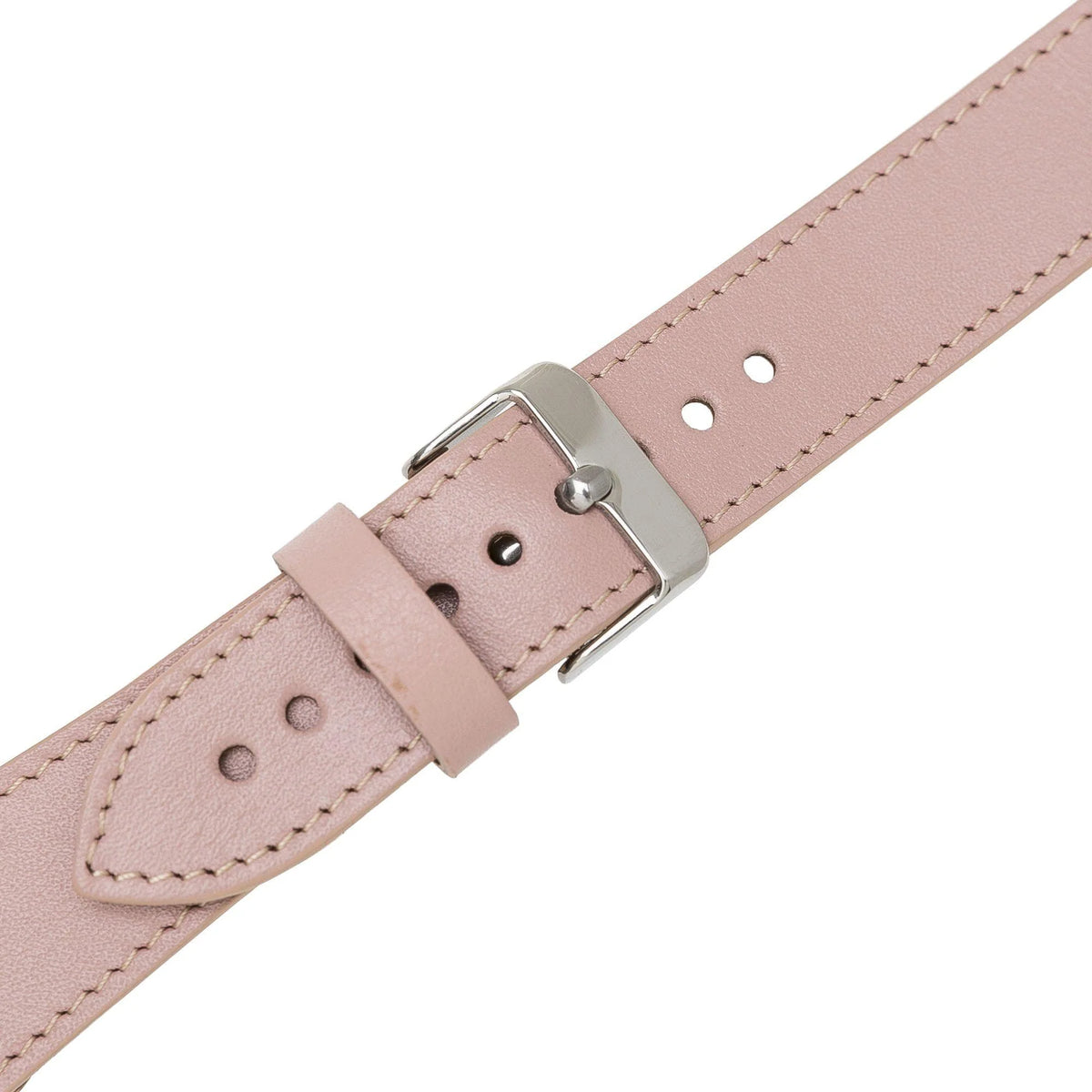 Doppel-Tour Lederarmband für Apple Watch aus echtem Leder