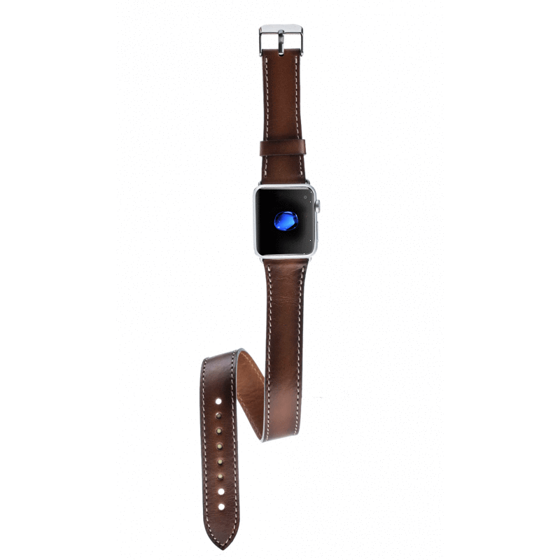 Leather Apple Watch Bands - DT Double Tour Style