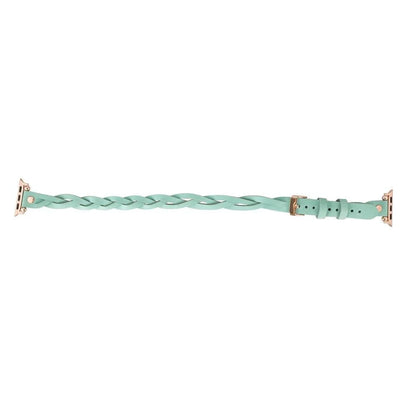 Peggy Ferro Doppel-Tour with Rose Gold Trok Lederarmband für Apple Watch aus echtem Leder