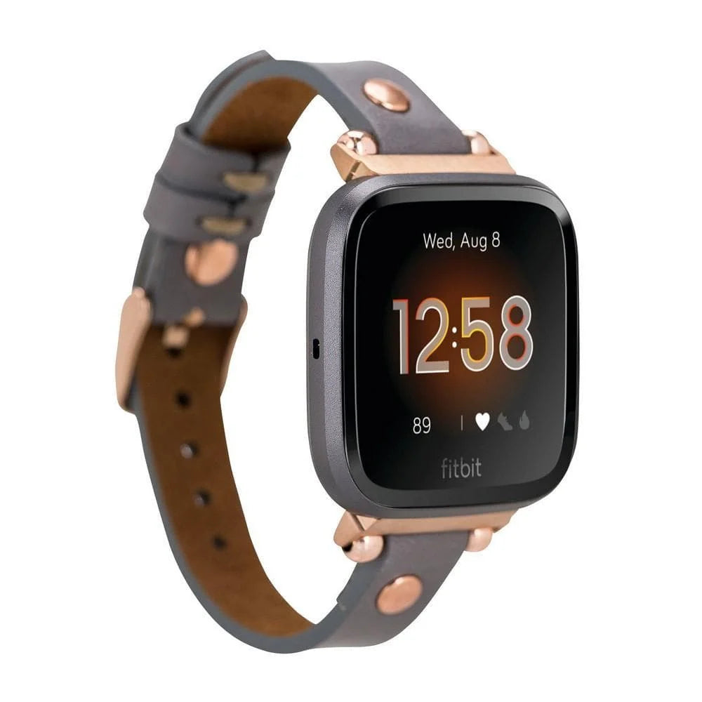 Ferro with Gold Trok Lederarmband für Apple Watch aus echtem Leder