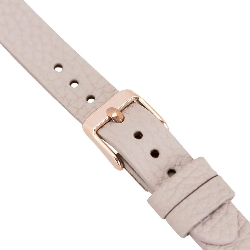 Ferro with Rose Gold Trok Lederarmband für Apple Watch aus echtem Leder