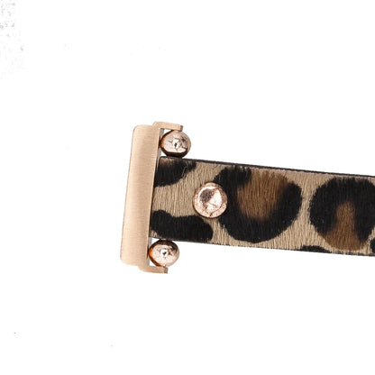 Ferro with Rose Gold Trok Lederarmband für Apple Watch aus echtem Leder