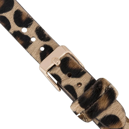 Ferro with Rose Gold Trok Lederarmband für Apple Watch aus echtem Leder