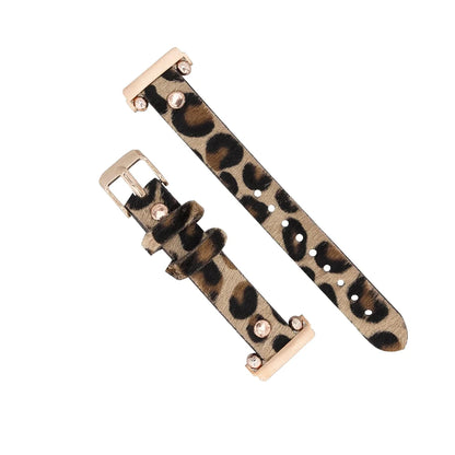 Ferro with Rose Gold Trok Lederarmband für Apple Watch aus echtem Leder