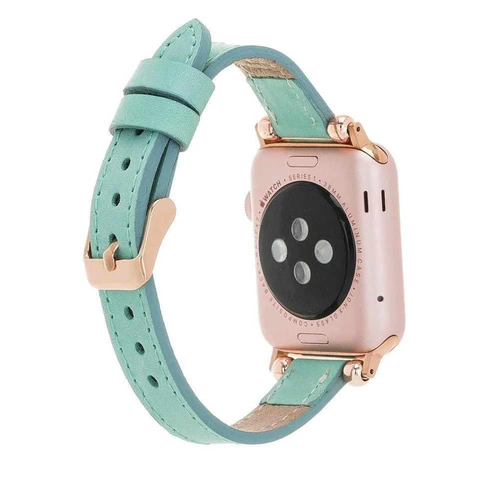 Seamy Lederarmband für Apple Watch aus echtem Leder