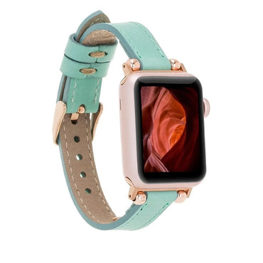 Seamy Lederarmband für Apple Watch aus echtem Leder