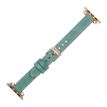Seamy Lederarmband für Apple Watch aus echtem Leder