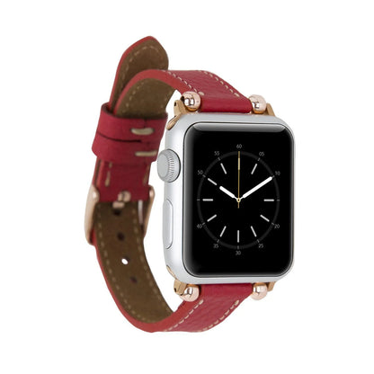 Seamy Lederarmband für Apple Watch aus echtem Leder