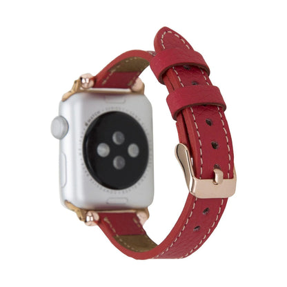 Seamy Lederarmband für Apple Watch aus echtem Leder