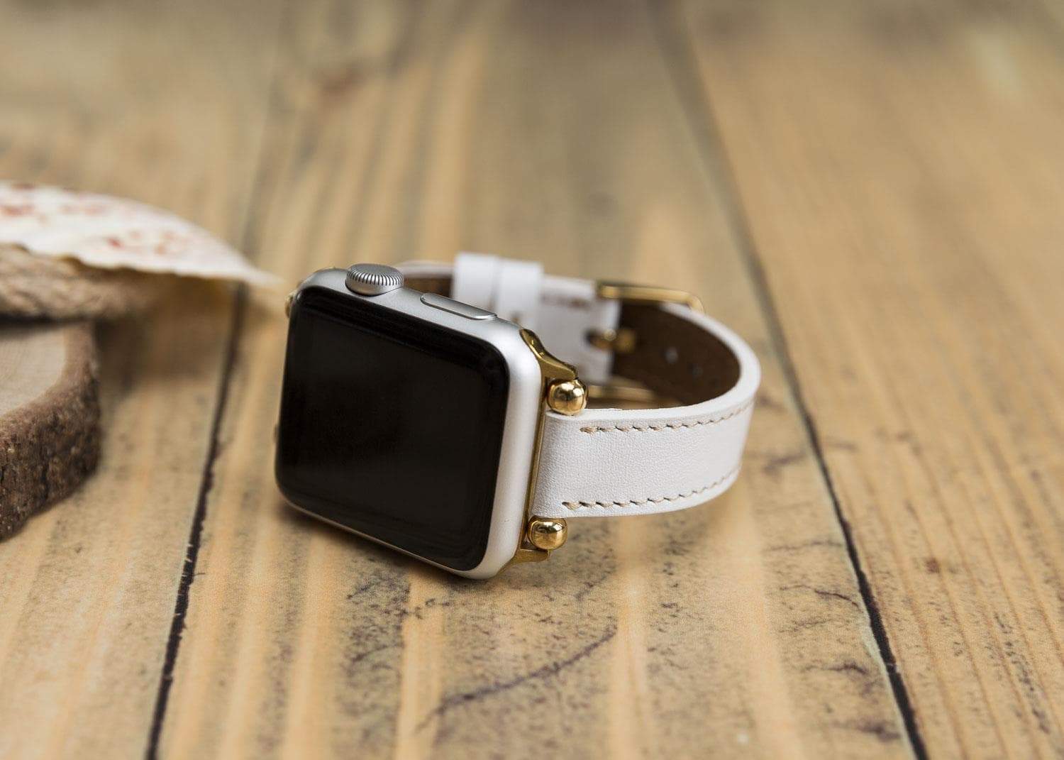 Leather Apple Watch Bands - Ferro Seamy Style