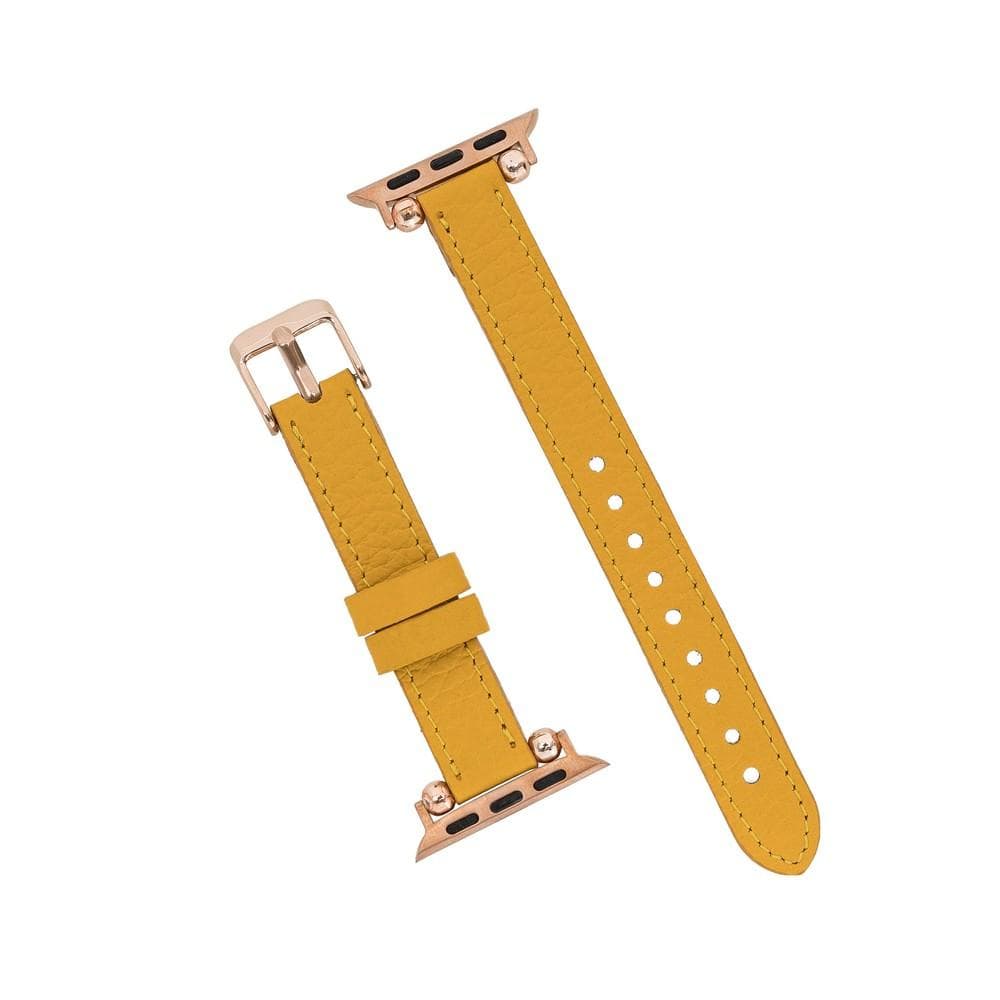 Leather Apple Watch Bands - Ferro Seamy Style