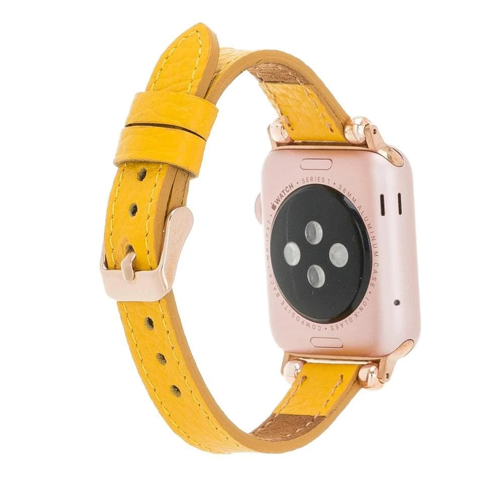 Seamy Lederarmband für Apple Watch aus echtem Leder