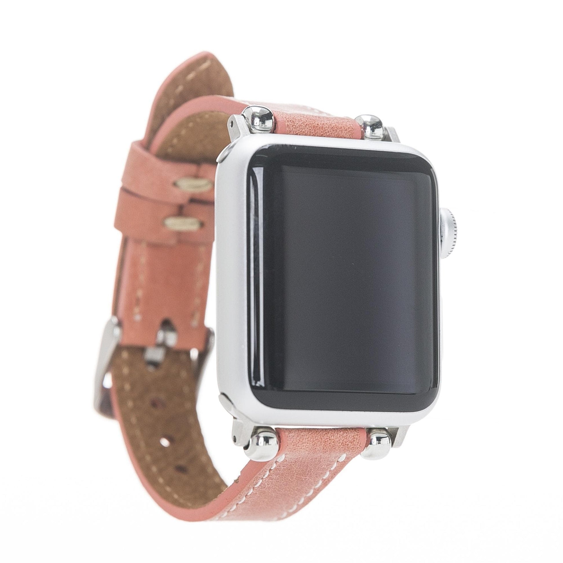 Leather Apple Watch Bands - Ferro Seamy Style