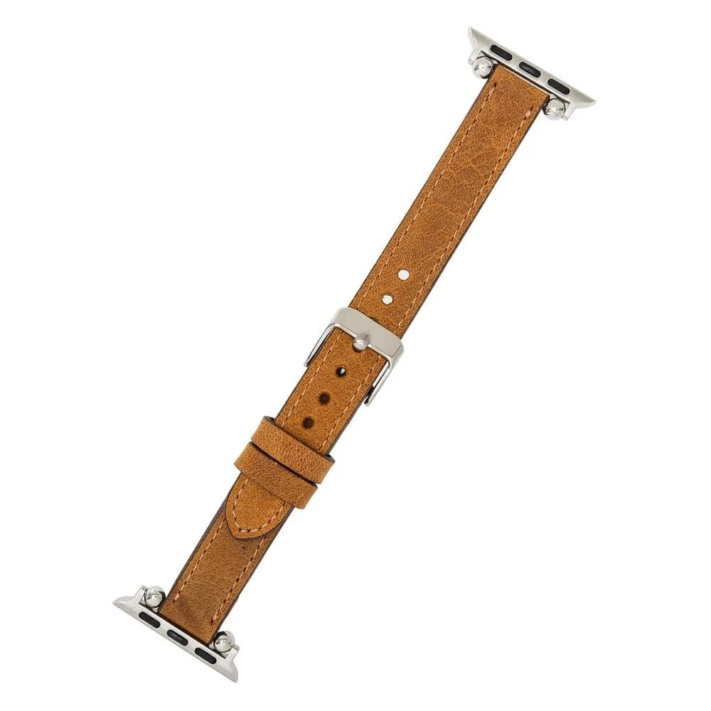 Seamy Lederarmband für Apple Watch aus echtem Leder