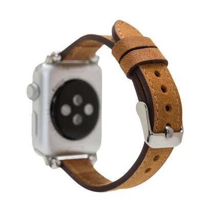 Seamy Lederarmband für Apple Watch aus echtem Leder