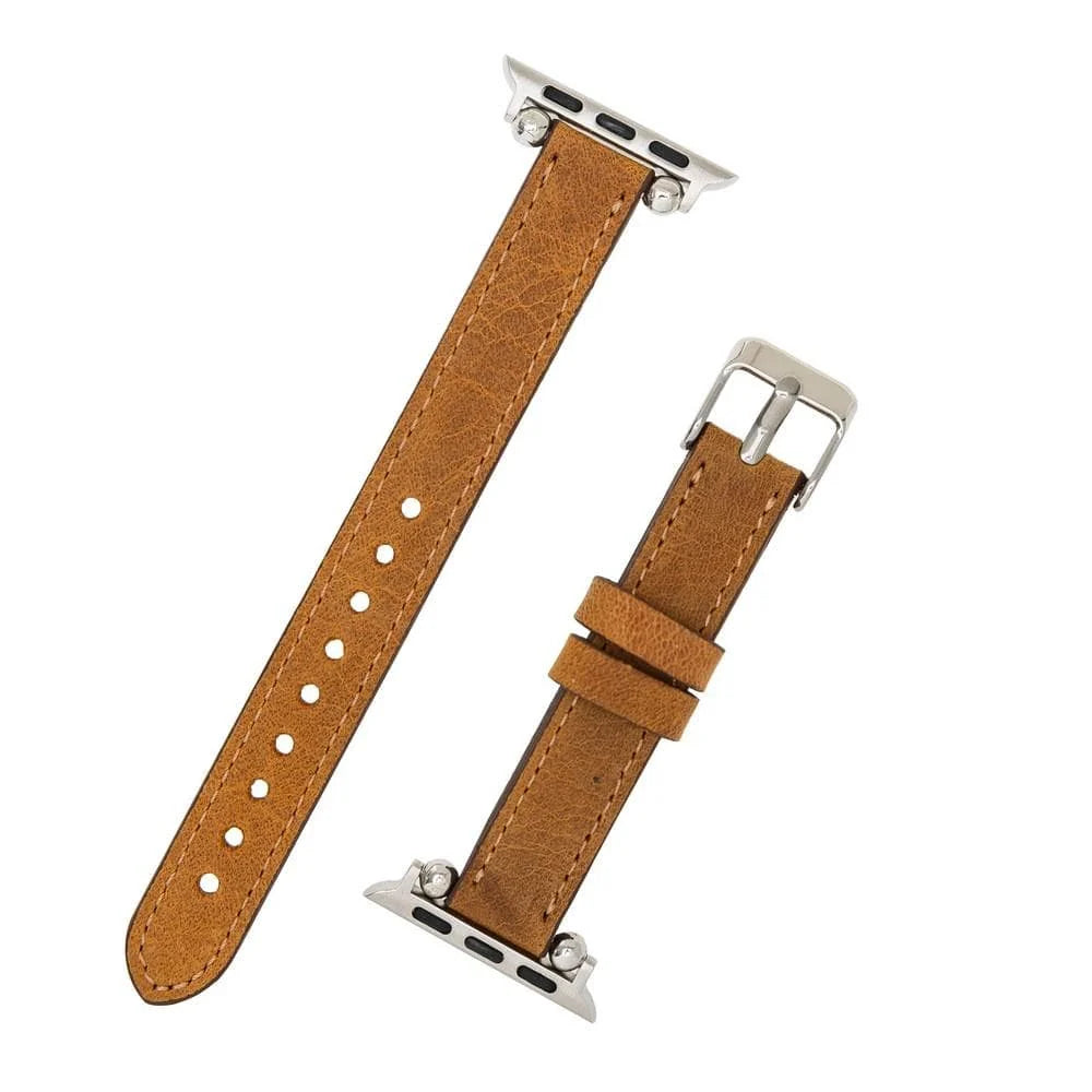 Seamy Lederarmband für Apple Watch aus echtem Leder