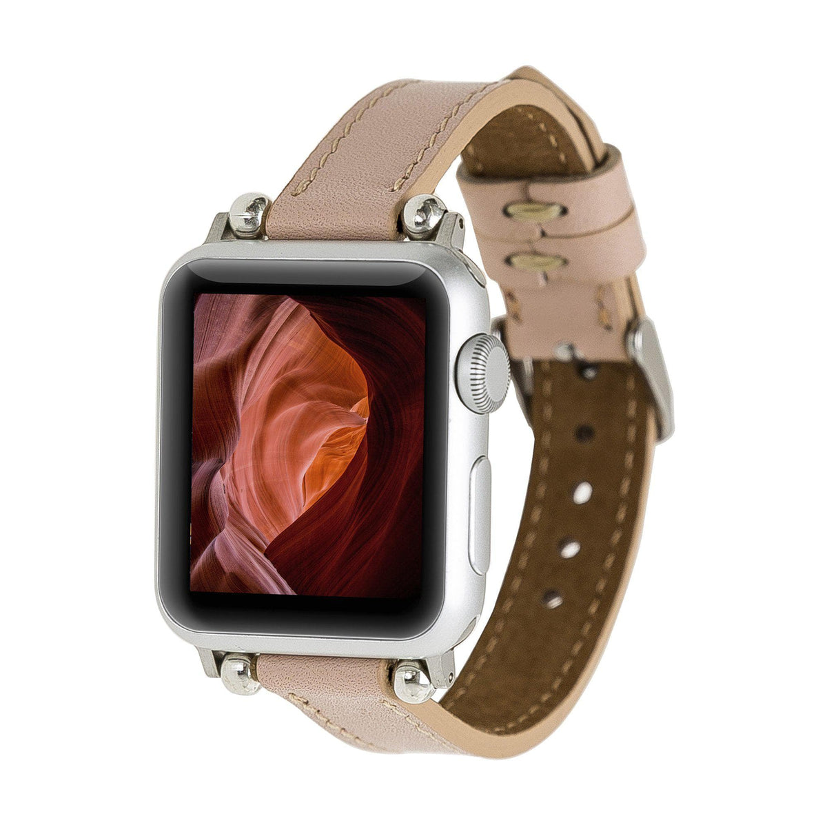 Seamy Lederarmband für Apple Watch aus echtem Leder