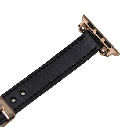 Seamy Lederarmband für Apple Watch aus echtem Leder