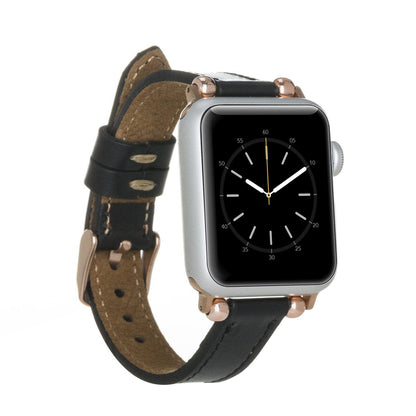 Seamy Lederarmband für Apple Watch aus echtem Leder