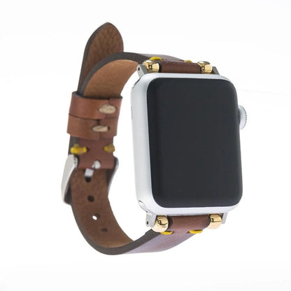 Seamy Lederarmband für Apple Watch aus echtem Leder