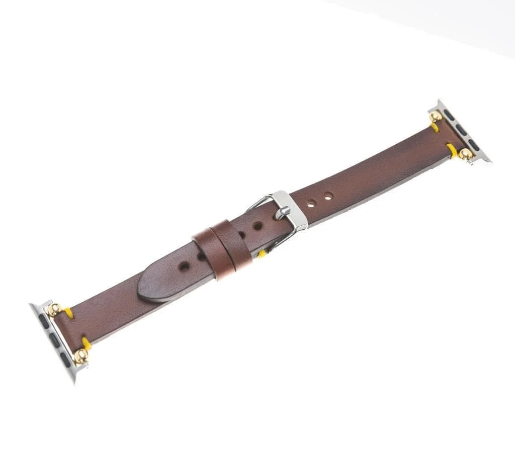 Seamy Lederarmband für Apple Watch aus echtem Leder