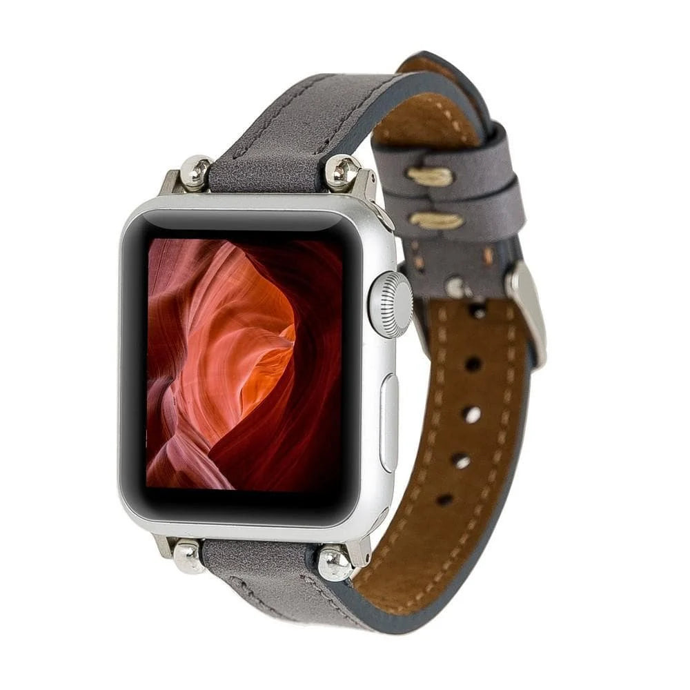 Seamy Lederarmband für Apple Watch aus echtem Leder