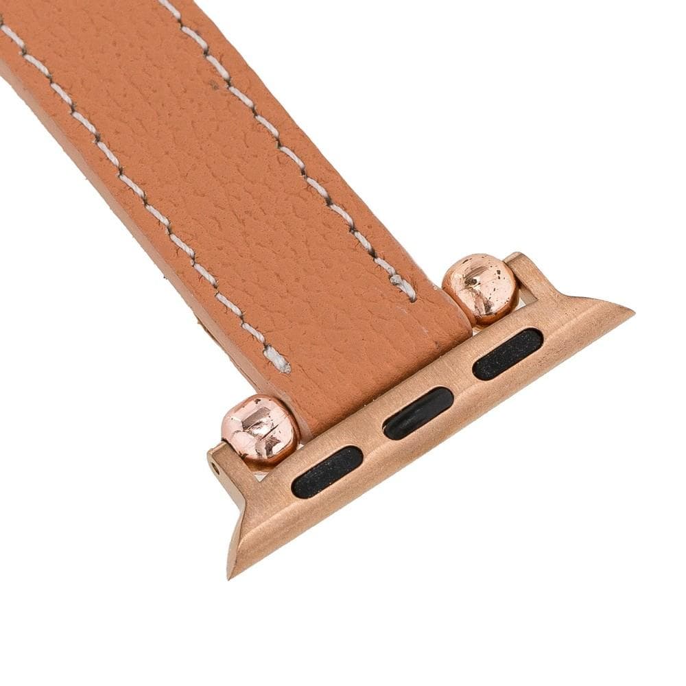 Seamy Lederarmband für Apple Watch aus echtem Leder