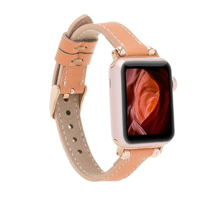 Seamy Lederarmband für Apple Watch aus echtem Leder