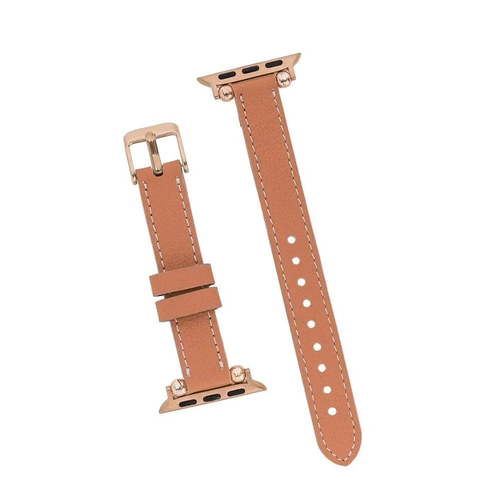 Seamy Lederarmband für Apple Watch aus echtem Leder