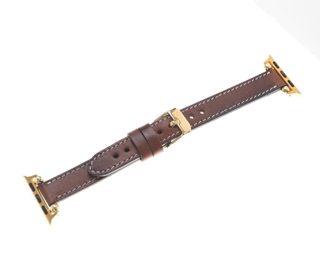 Seamy Lederarmband für Apple Watch aus echtem Leder