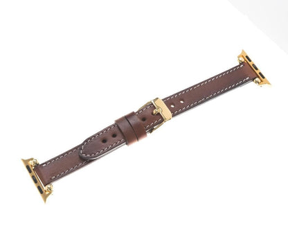 Seamy Lederarmband für Apple Watch aus echtem Leder
