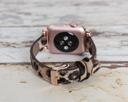 Seamy Lederarmband für Apple Watch aus echtem Leder