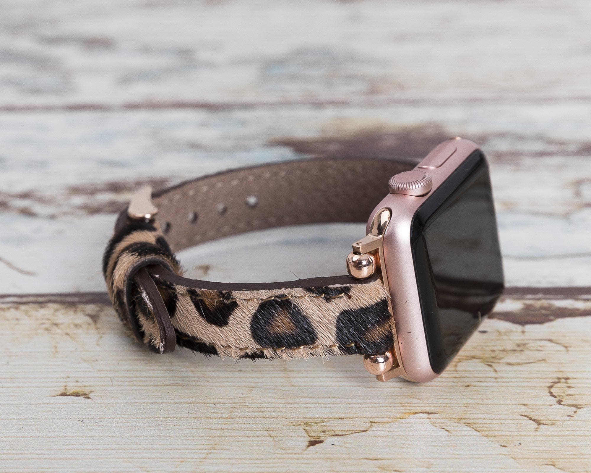 Seamy Lederarmband für Apple Watch aus echtem Leder