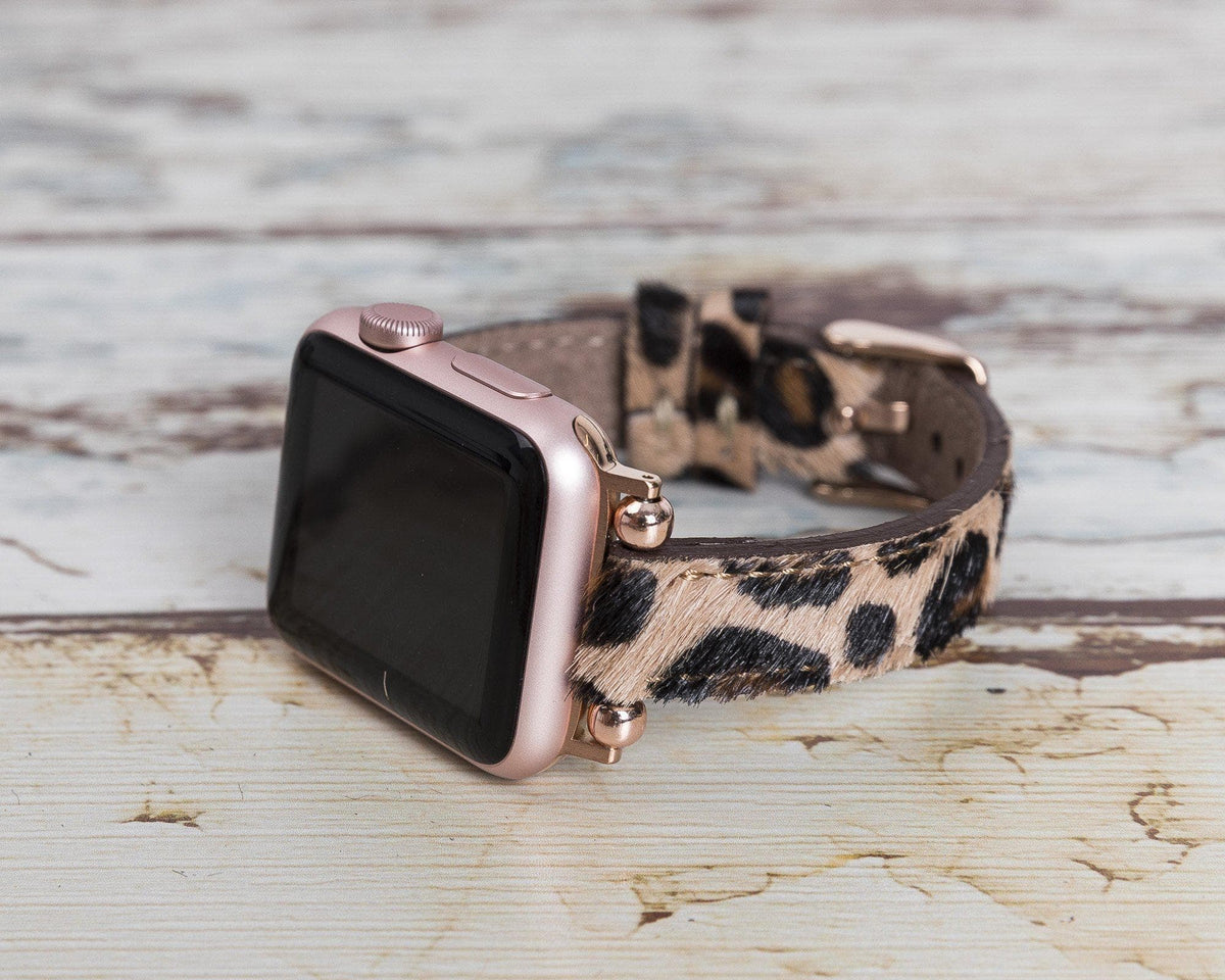 Seamy Lederarmband für Apple Watch aus echtem Leder