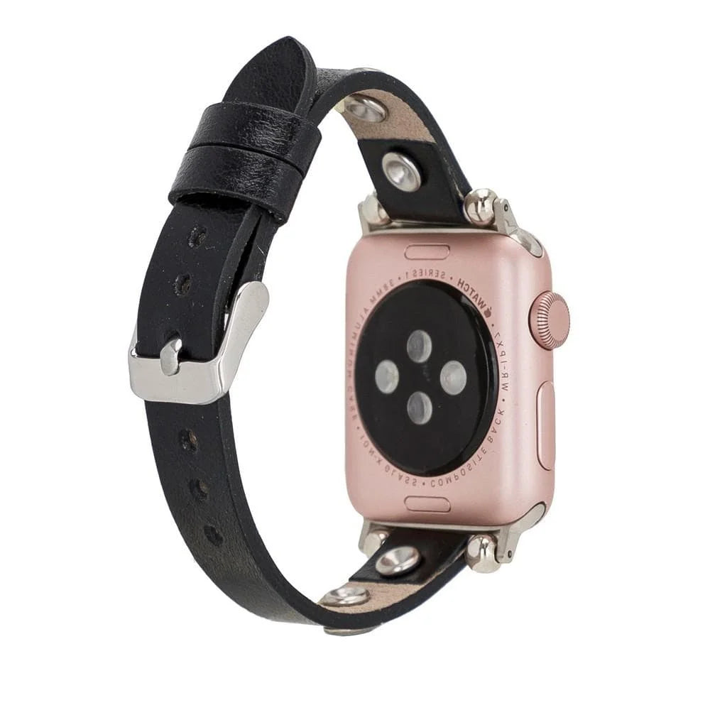 Solitare Ferro Lederarmband für Apple Watch aus echtem Leder