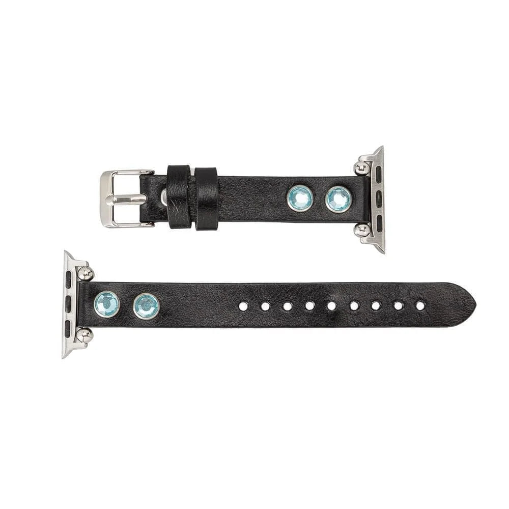 Solitare Ferro Lederarmband für Apple Watch aus echtem Leder