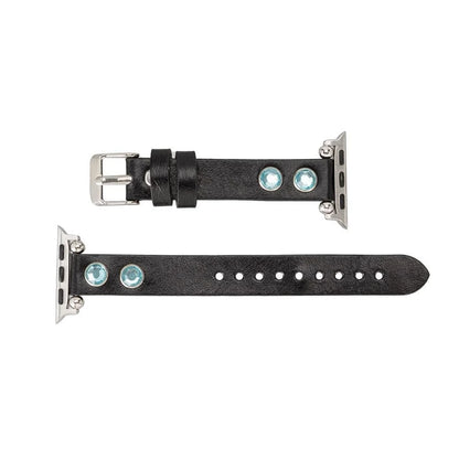 Solitare Ferro Lederarmband für Apple Watch aus echtem Leder